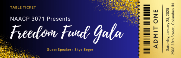 2025 NAACP Member Freedom Fund Full Table Ticket (8 Seats) - Image 2